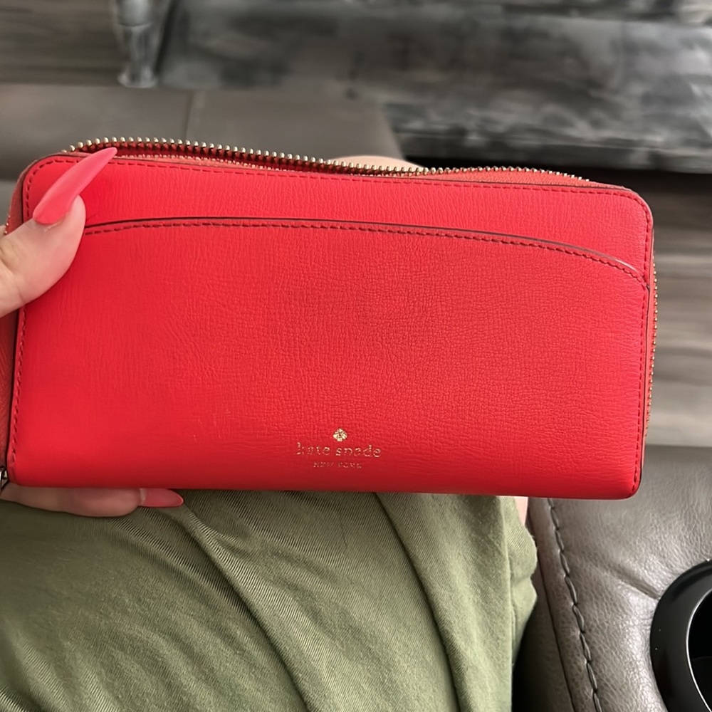 Red Kate Spade Wallet - Picture 2 of 3